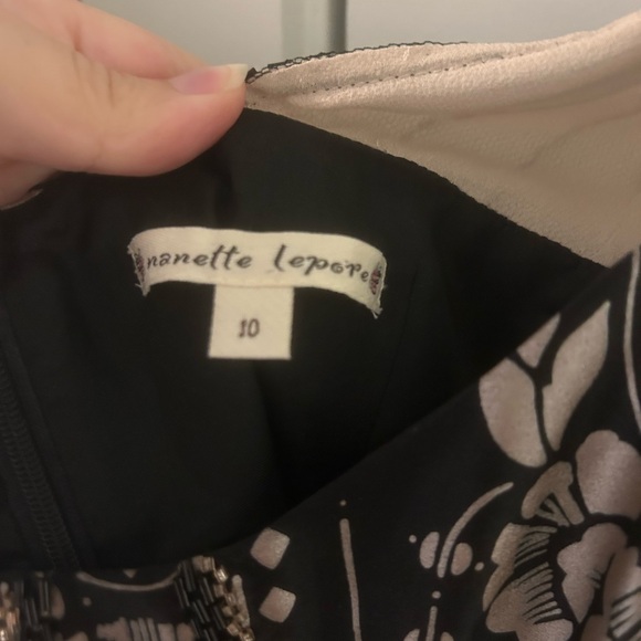 Black Nanette Lepore Dress ASO Serena Van Der Woodsen on Gossip Girl Size 10 - Picture 16 of 16